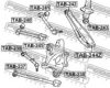 FEBEST TAB-238 Bush, control arm mounting